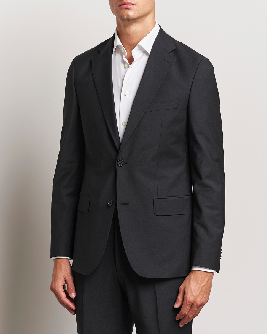 Herre | Business & Beyond - Formal | Morris Heritage | Morris Wool Suit Blazer Black