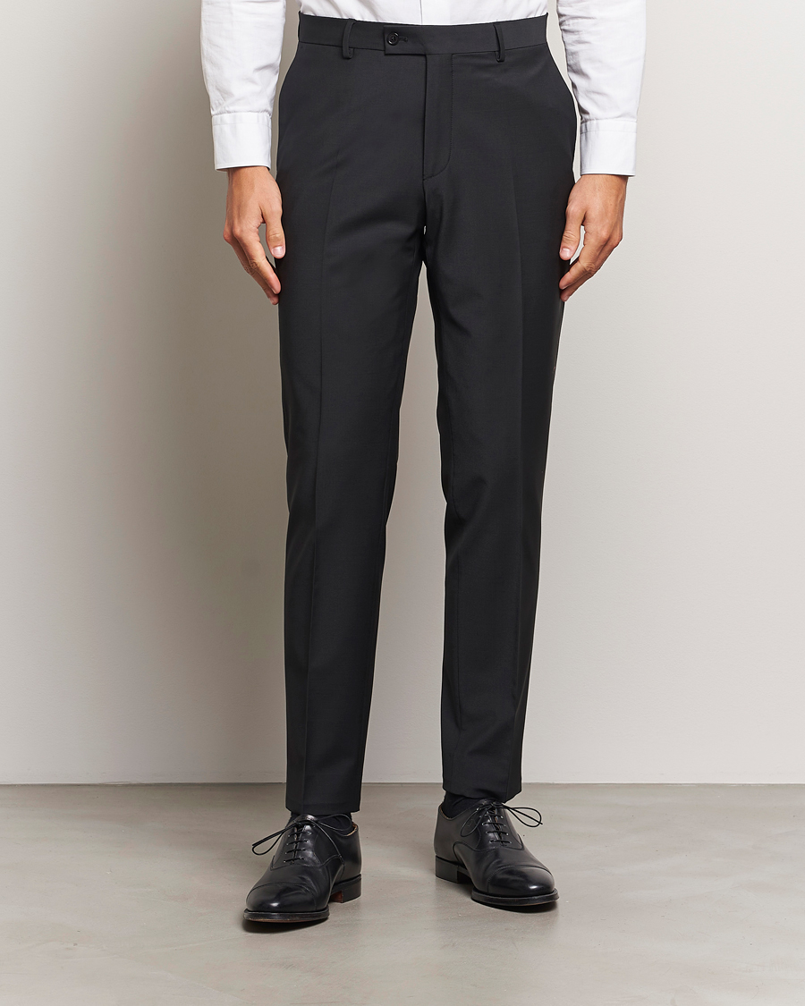 Herre |  | Morris Heritage | Morris Wool Suit Trousers Black