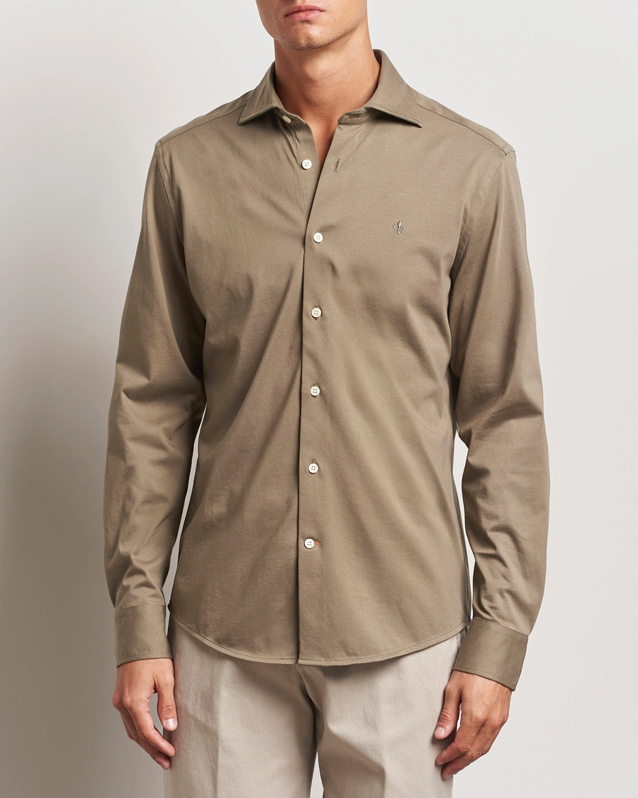 Herre |  | Morris | Dressed Jersey Shirt Olive