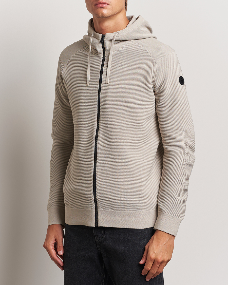 Herre | Hettegensere | Sail Racing | Element Seamless Full Zip Hoodie Sand