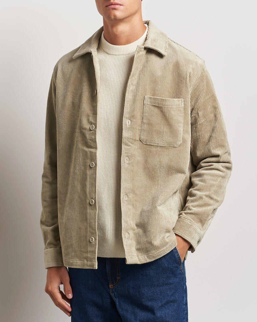 Herre |  | Samsøe Samsøe | Damon Corduroy Overshirt Abbey Stone