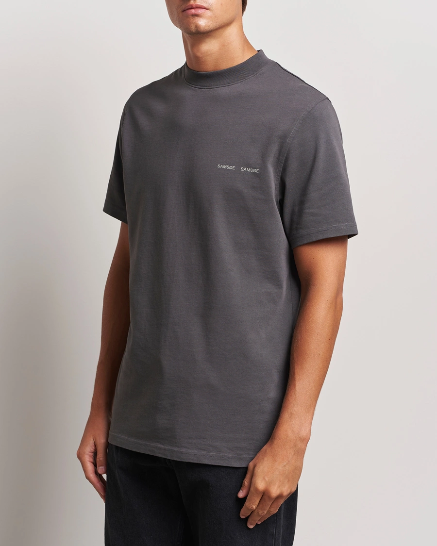 Herre |  | Samsøe Samsøe | Norsbro Organic Cotton T-Shirt Volcanic Ash