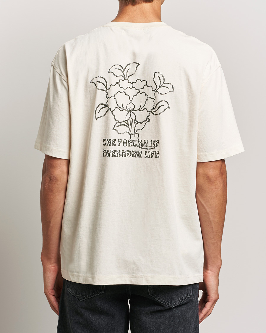 Herre |  | Samsøe Samsøe | Poetry Printed T-Shirt Neutral Lotus