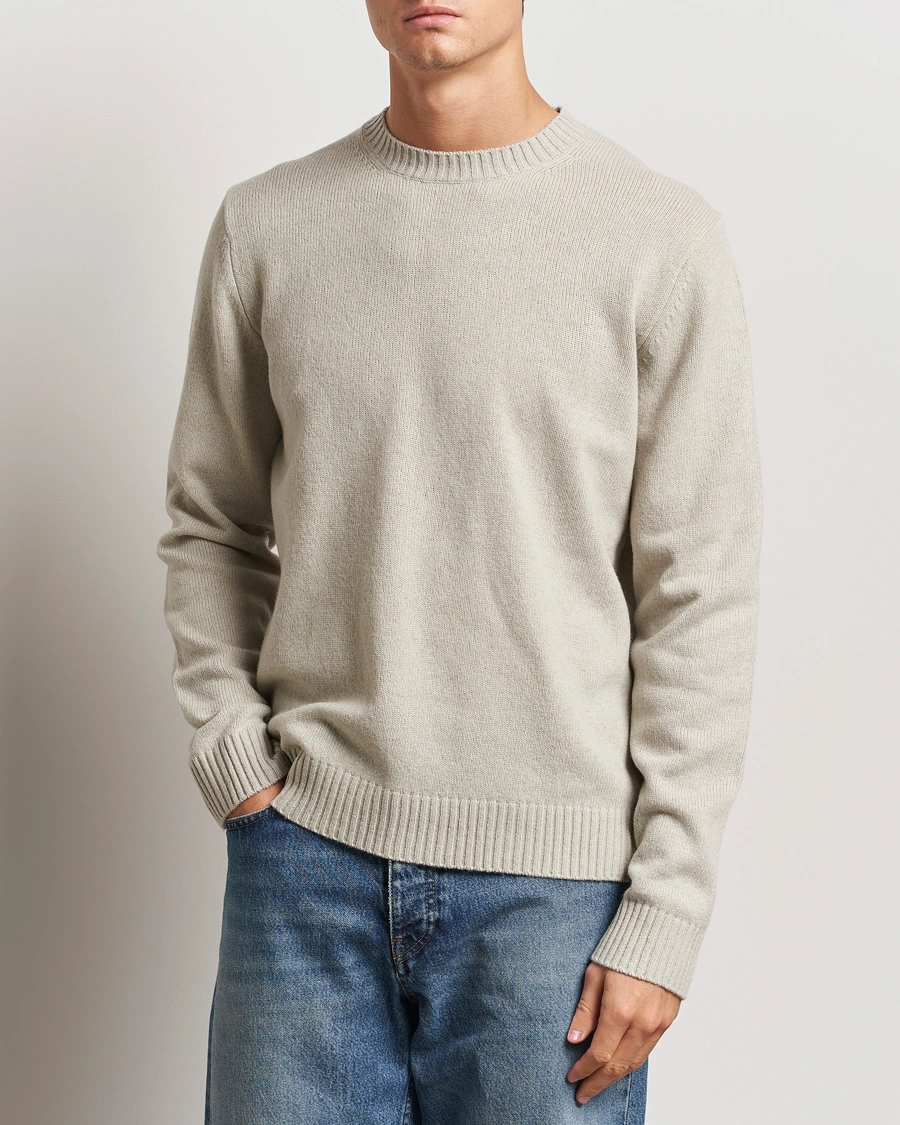 Herre |  | Samsøe Samsøe | Sylli Wool Crew Neck Abbey Stone