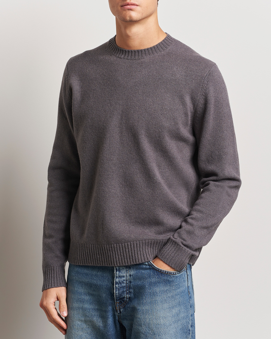 Herre |  | Samsøe Samsøe | Sylli Wool Crew Neck Volcanic Ash