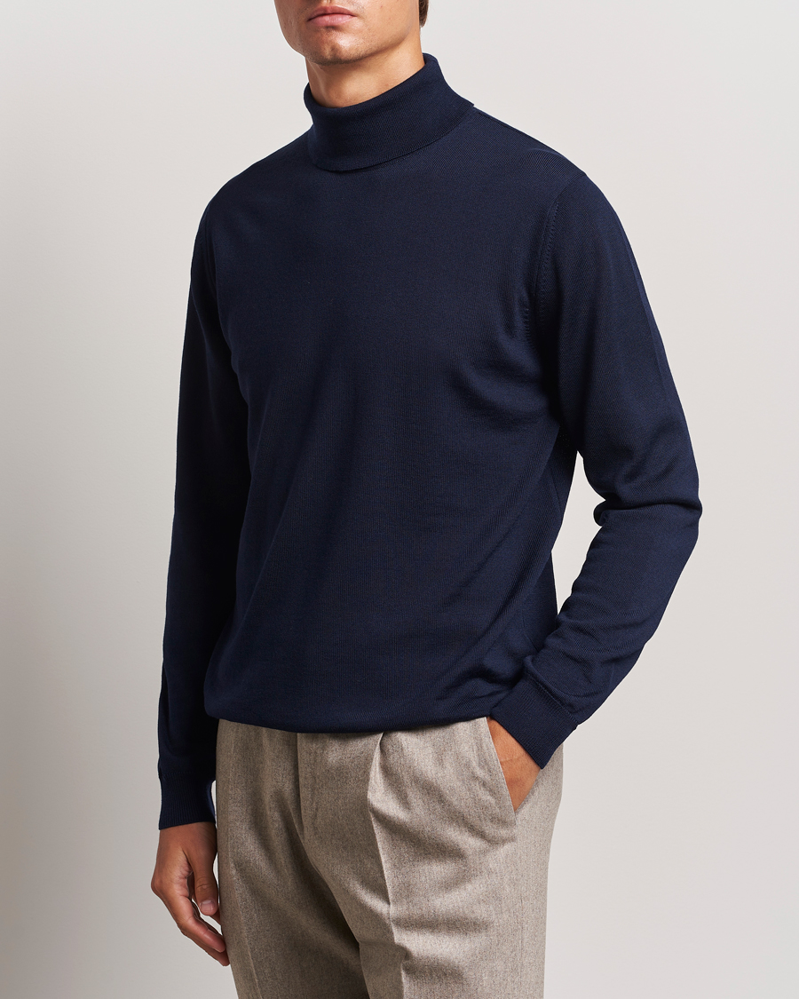 Herre |  | Stenströms | Merino Rollneck Navy