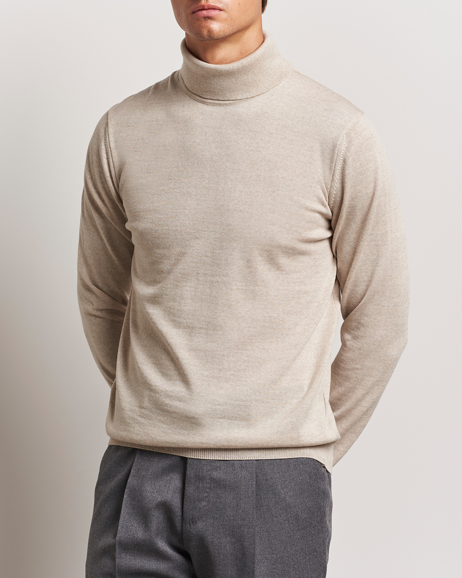 Herre |  | Stenströms | Merino Rollneck Beige