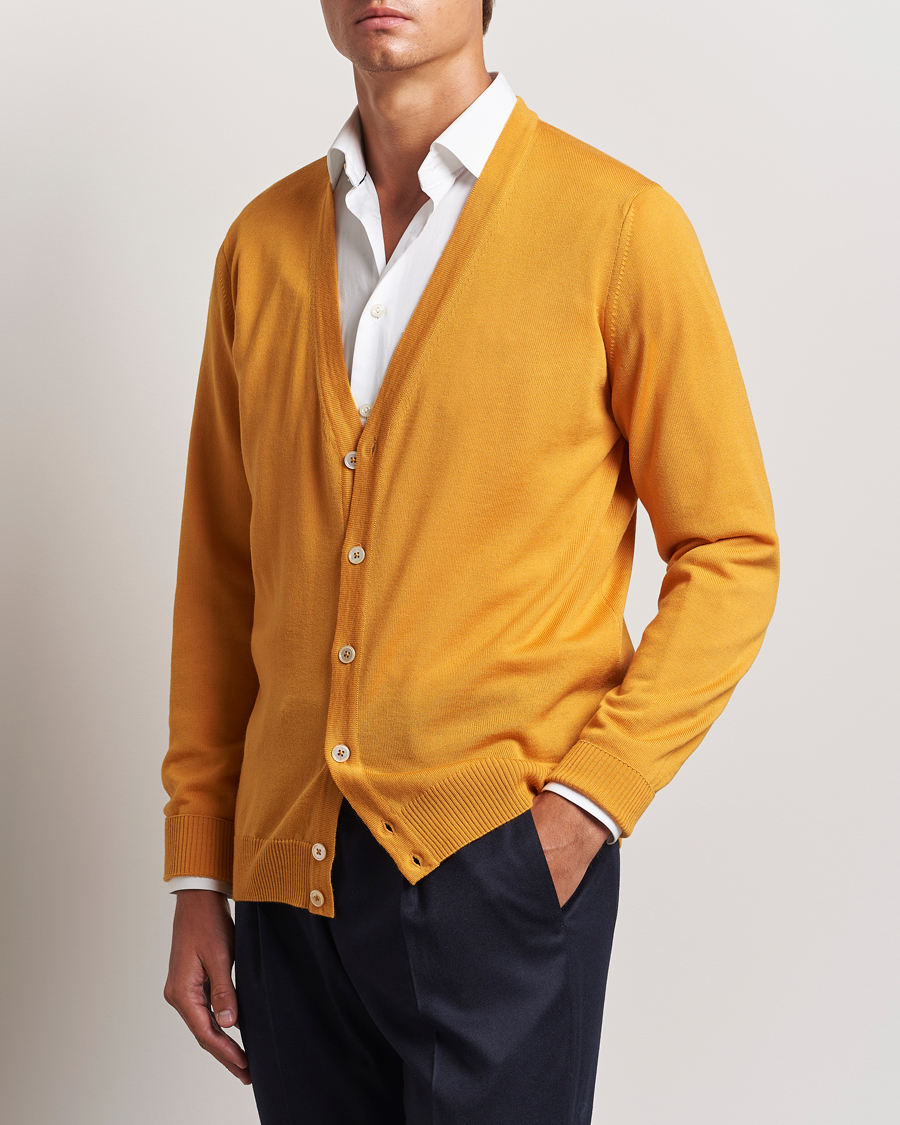 Herre |  | Stenströms | Merino Cardigan Yellow