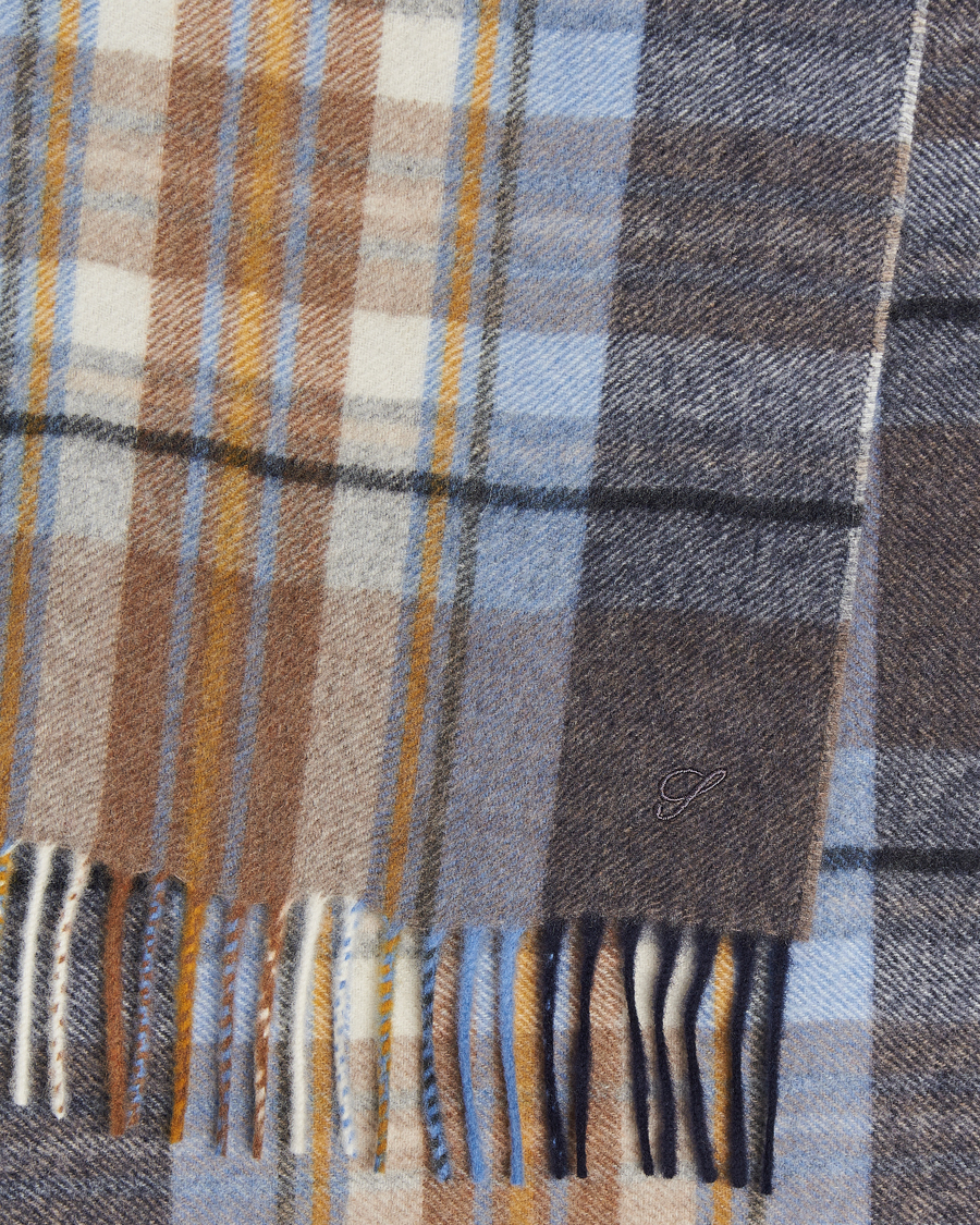 Herre |  | Stenströms | Wool/Cashmere Checked Scarf Multi