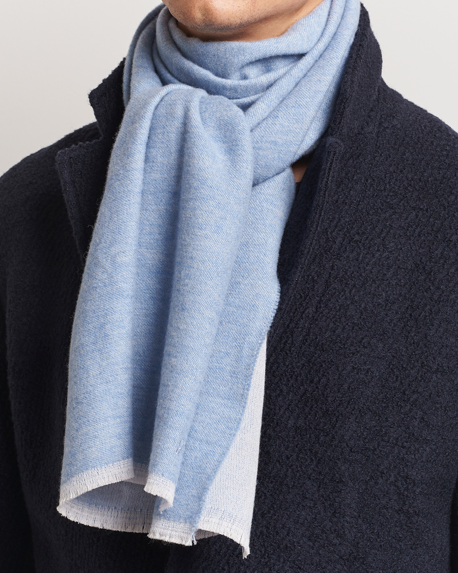 Herre |  | Stenströms | Wool Scarf Light Blue