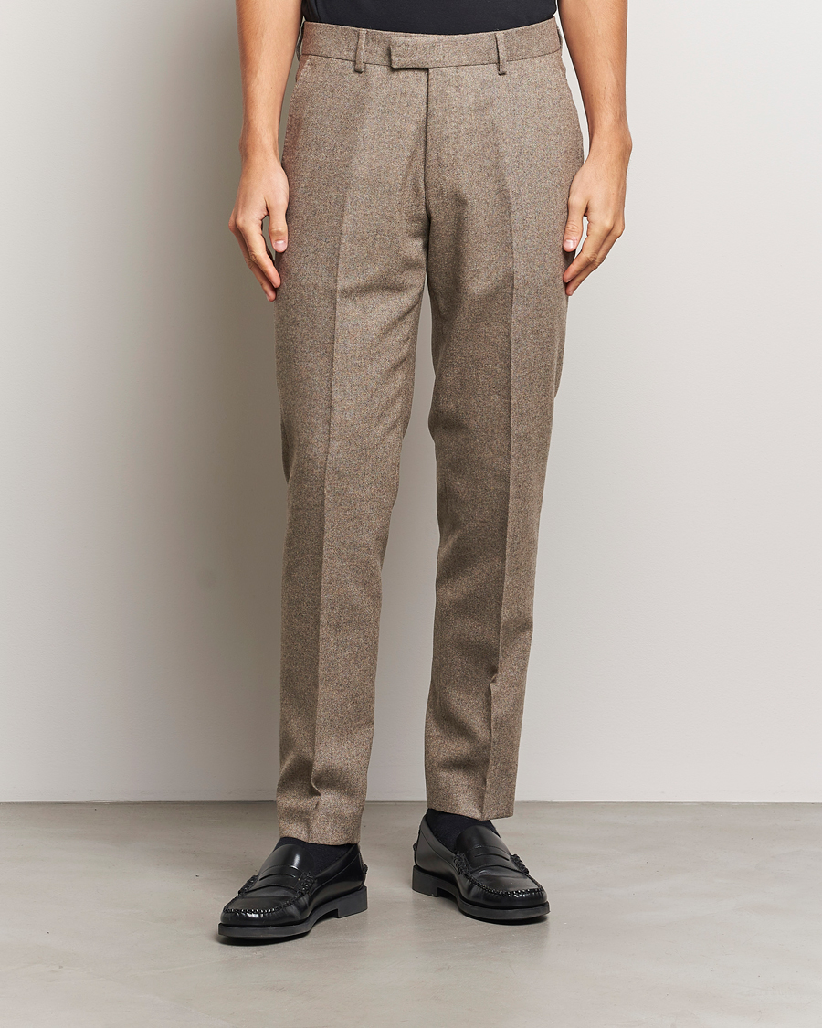 Herre |  | Tiger of Sweden | Tenuta Brushed Wool Trousers Burlywood