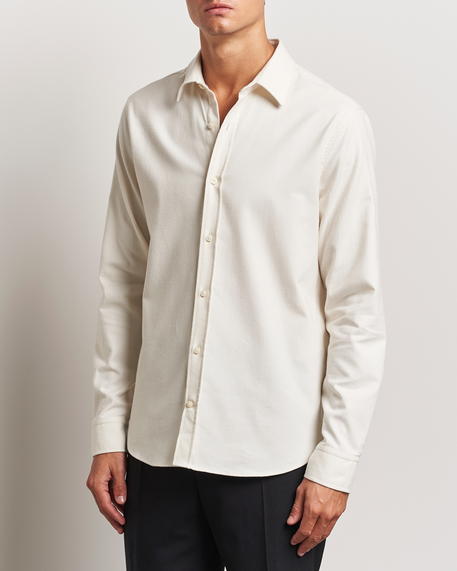 Herre |  | Tiger of Sweden | Benjamins Brushed Twill Shirt Seashell