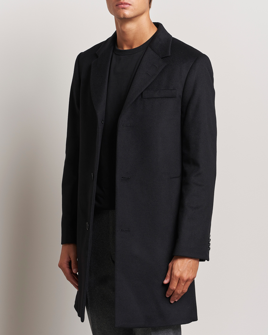 Herre | Business & Beyond - Formal | Tiger of Sweden | Finnan Wool/Cashmere Coat Black