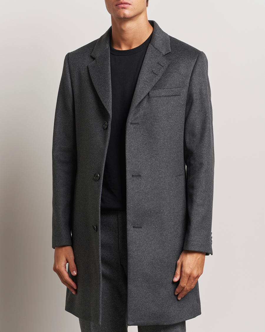 Herre |  | Tiger of Sweden | Finnan Wool/Cashmere Coat Grey Melange