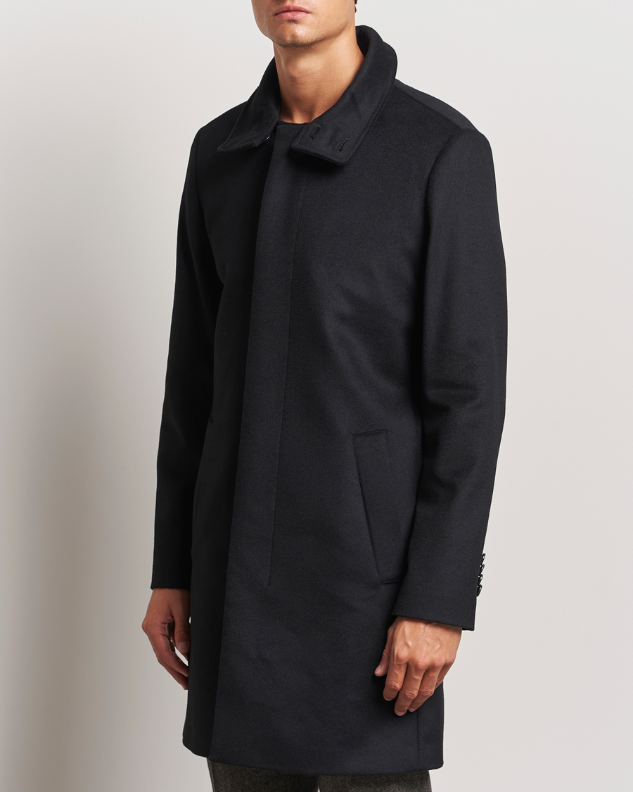 Herre |  | Tiger of Sweden | Aleric Stand Up Collar Coat Black