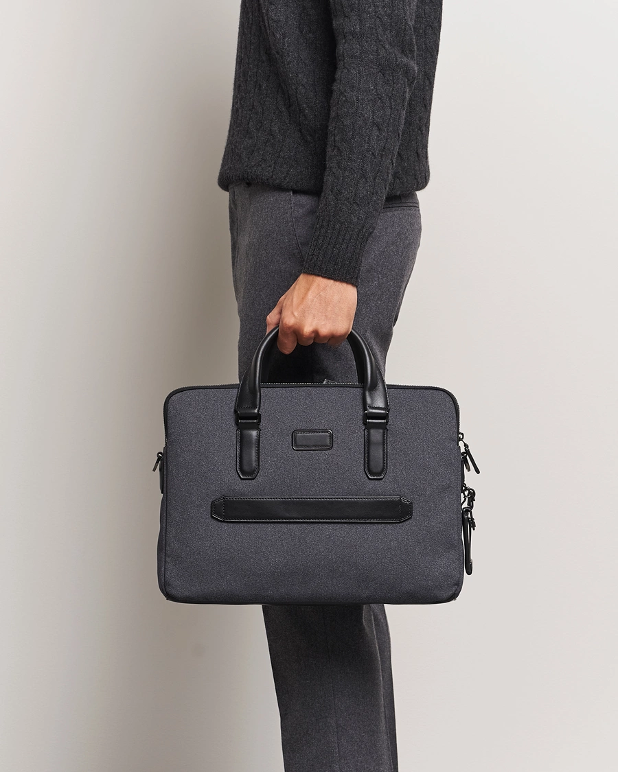 Herre |  | TUMI | Harrison Sycamore Slim Briefcase Dark Charcoal