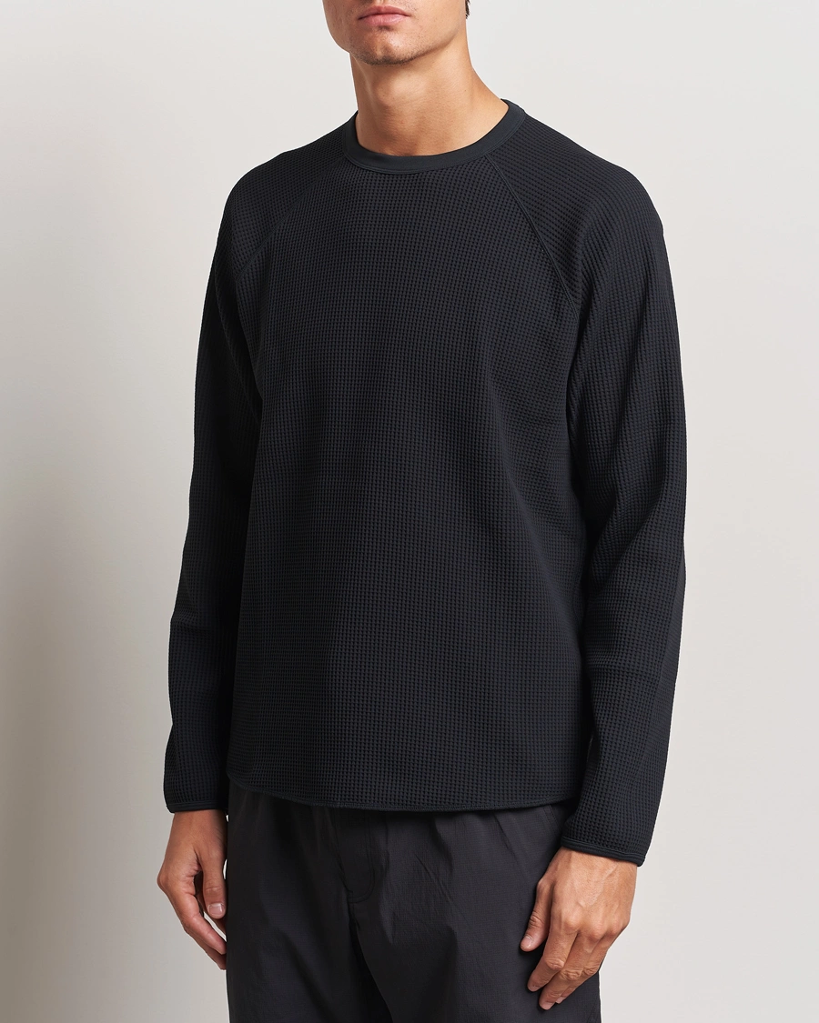 Herre | Funksjons T-shirts | Goldwin | WF Light Long Sleeve T-Shirt Black