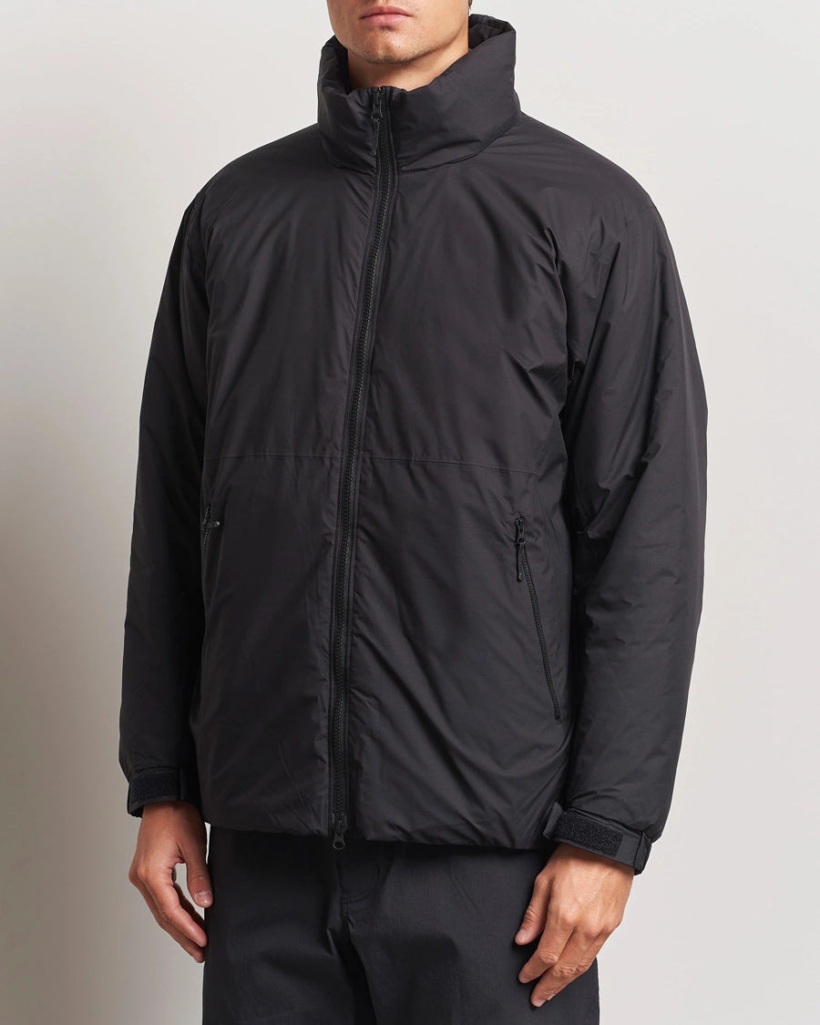 Herre | Vårjakker | Goldwin | GORE-TEX Windstopper Puffy Jacket Black