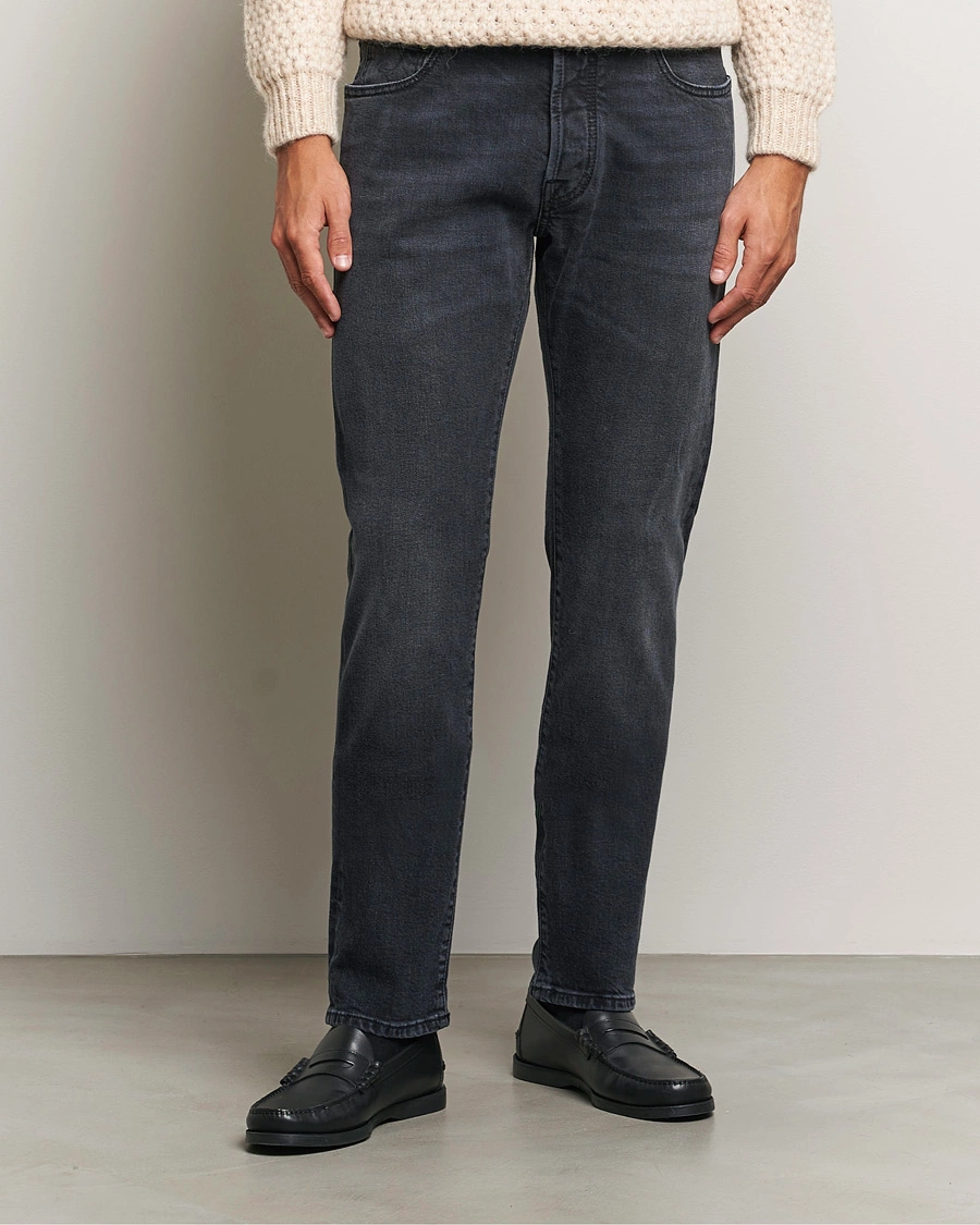 Herre |  | Jacob Cohën | Bard Slim Fit Streatch Jeans Grey