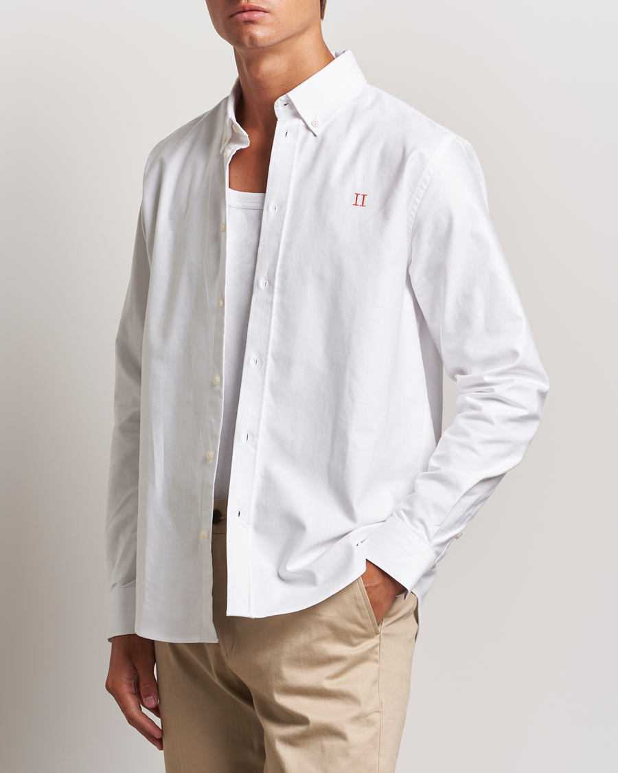 Herre | Nye varemerker | LES DEUX | Konrad Contrast Oxford Shirt White