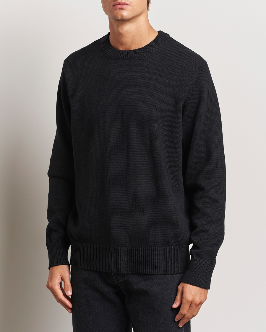 Herre |  | LES DEUX | Gary Cotton Knit 2.0 Black