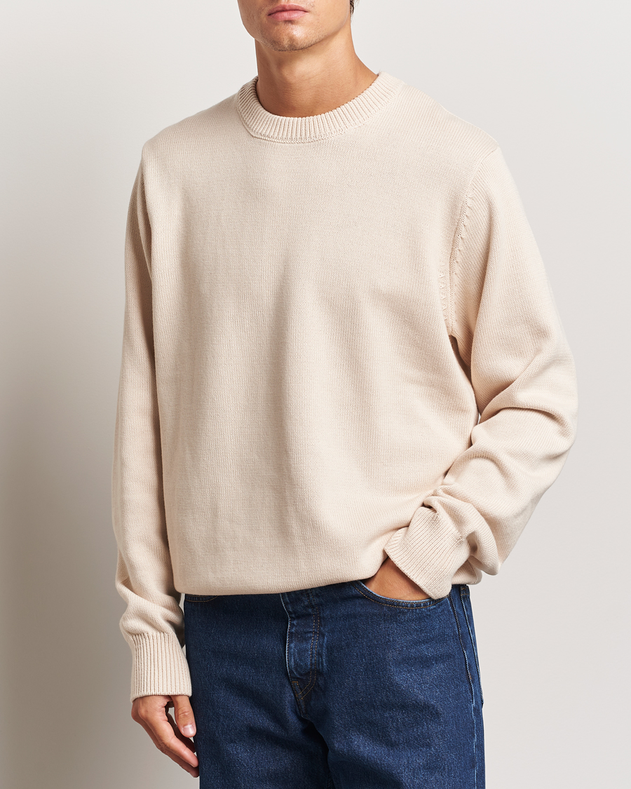 Herre |  | LES DEUX | Gary Cotton Knit 2.0 Ivory