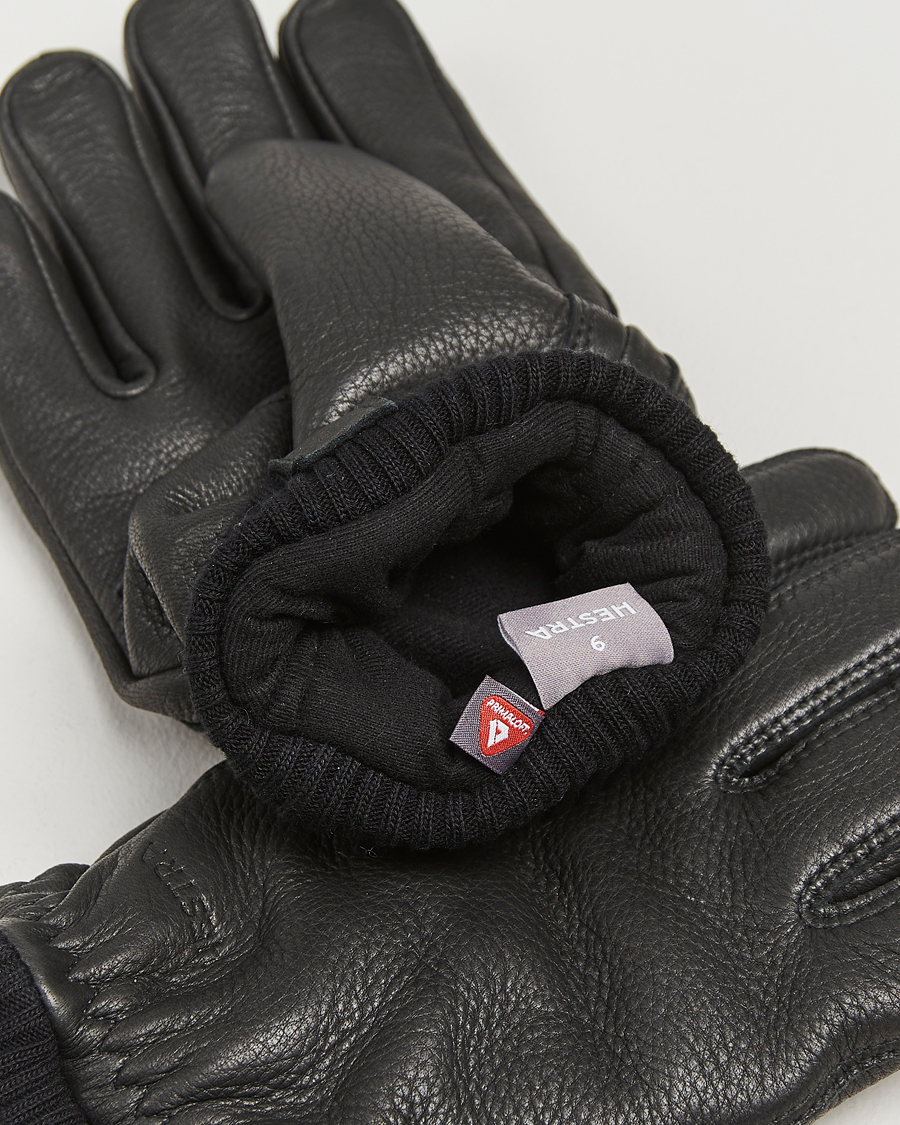 Herre |  | Hestra | Tore Deerskin Primaloft Lined Glove Black