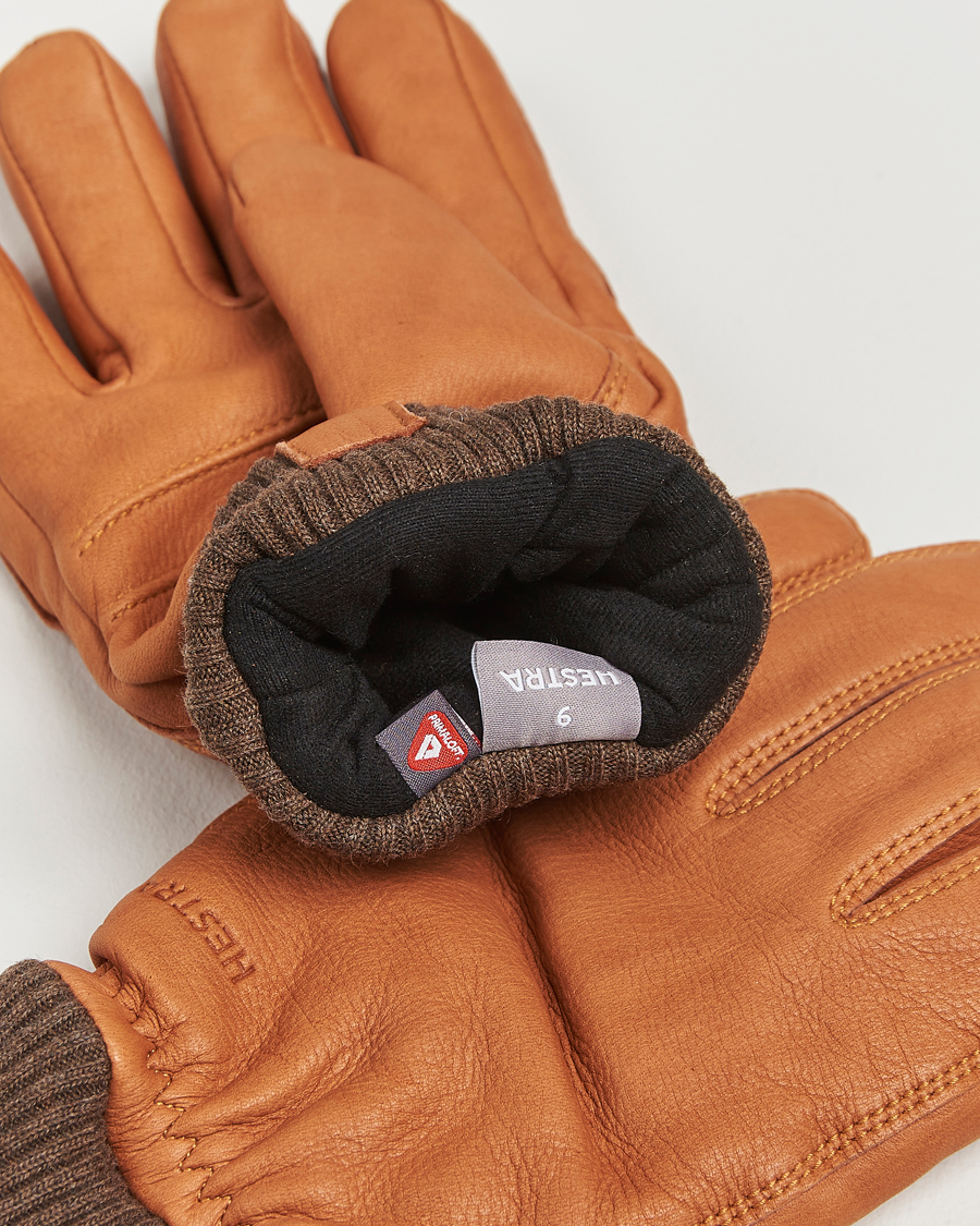 Herre |  | Hestra | Tore Deerskin Primaloft Lined Glove Cork