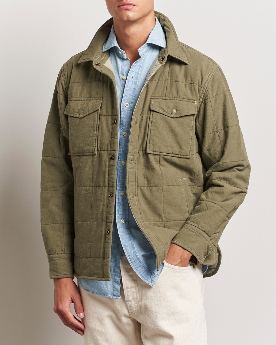 Herre |  | RRL | Mountain Shirt Jacket Olive Drab