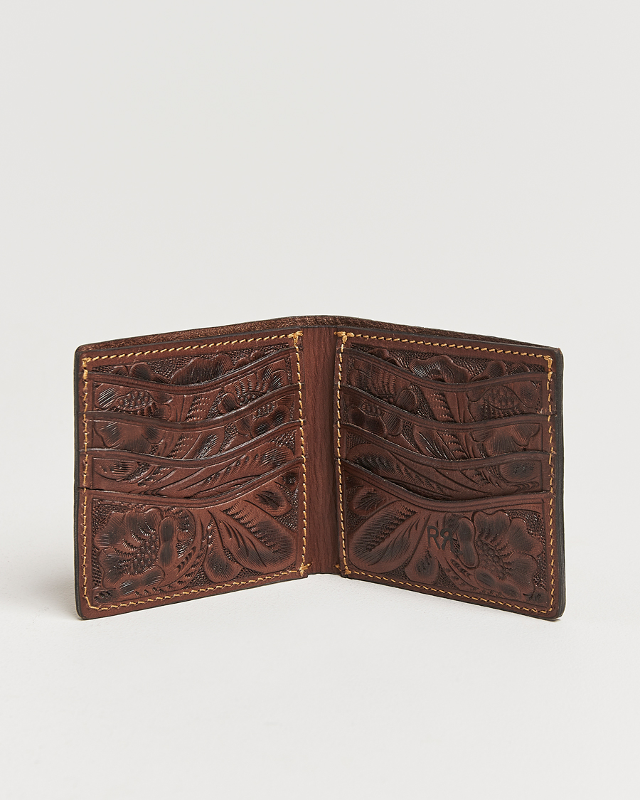 Herre | Lommebøker | RRL | Embossed Billfold Wallet Brown