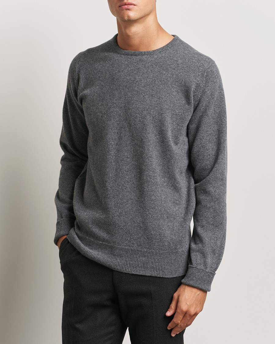 Herre | Klær | William Lockie | Rob Lambswool Crewneck Cliff