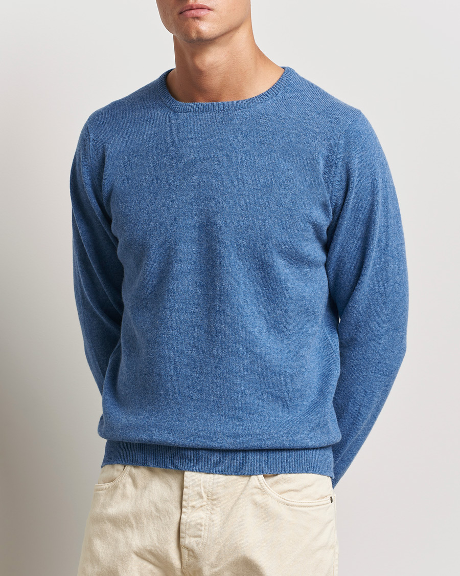 Herre | Klær | William Lockie | Rob Lambswool Crewneck Jeans