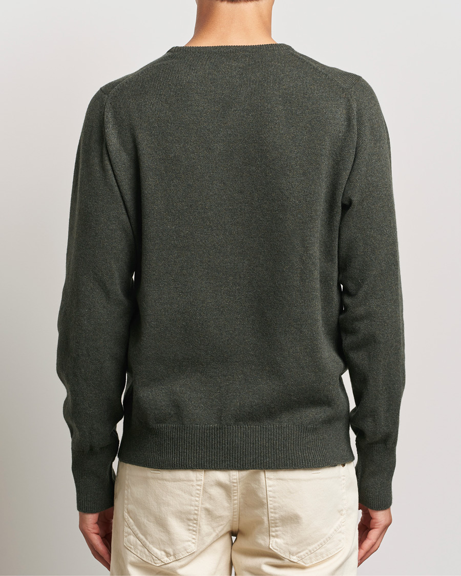 Herre | Gensere | William Lockie | Rob Lambswool Crewneck Seaweed