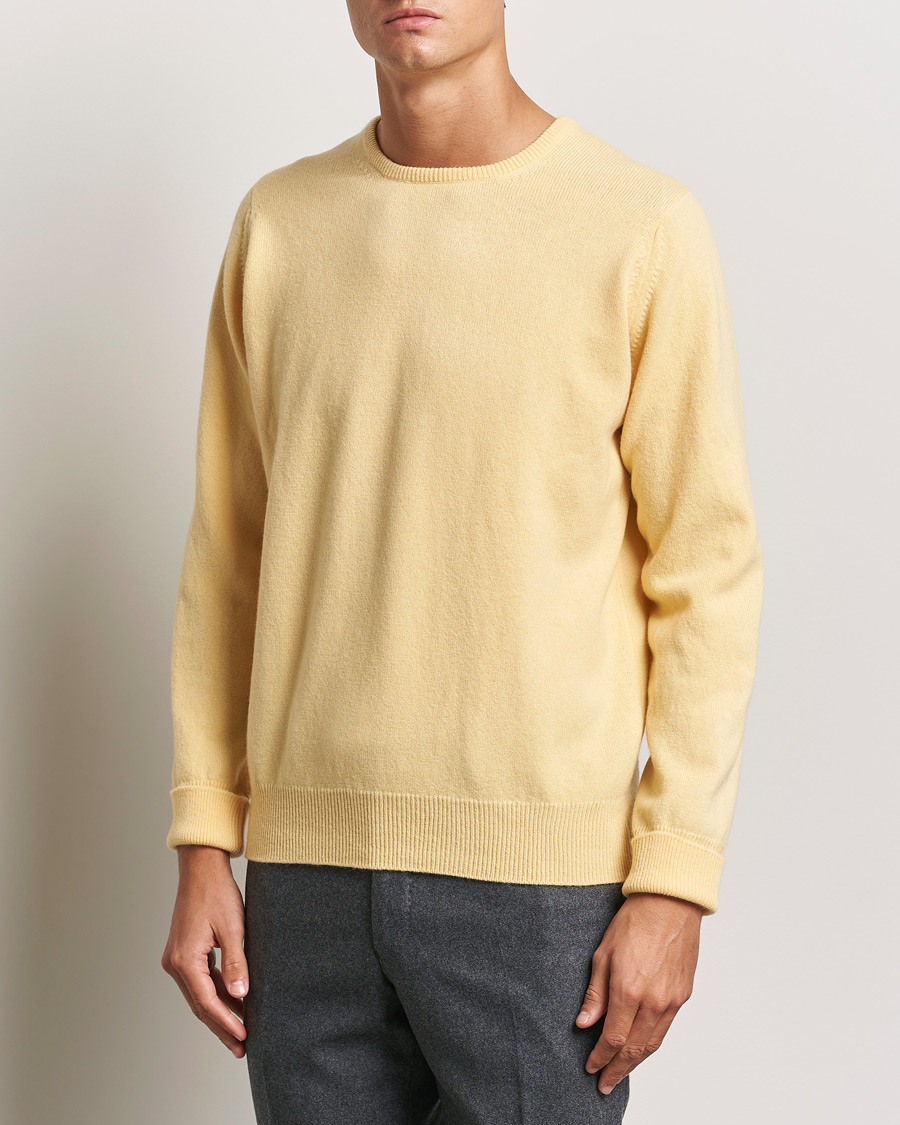 Herre | William Lockie | William Lockie | Rob Lambswool Crewneck Solar