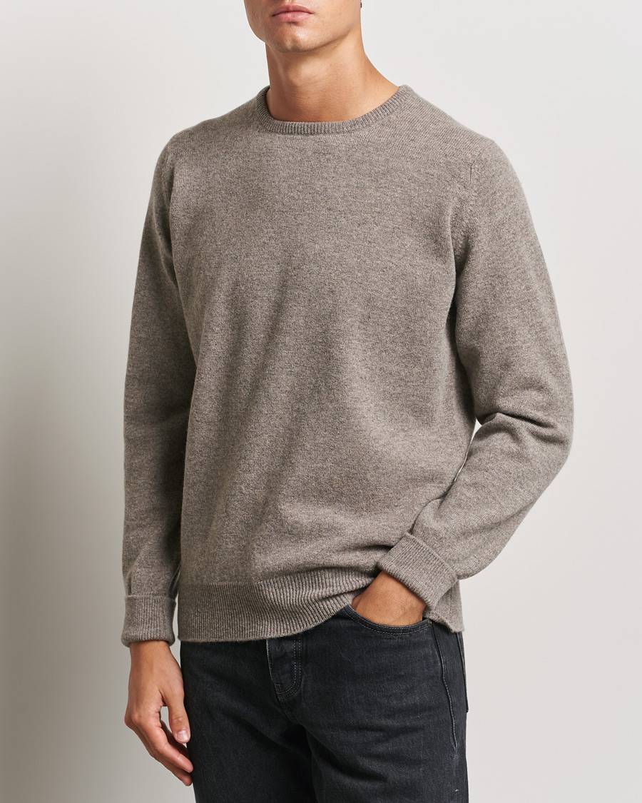 Herre | William Lockie | William Lockie | Rob Lambswool Crewneck Vole