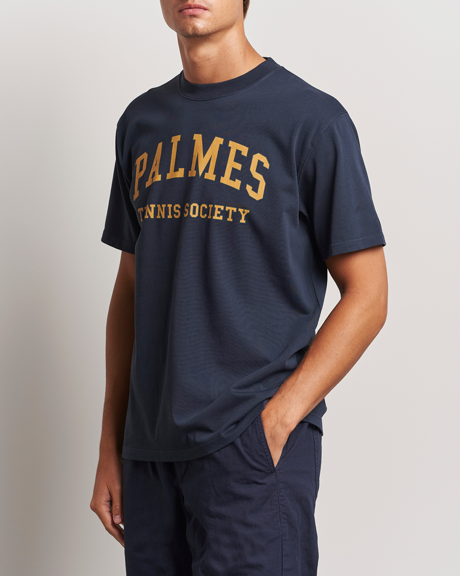 Herre |  | Palmes | Ivan T-Shirt Navy