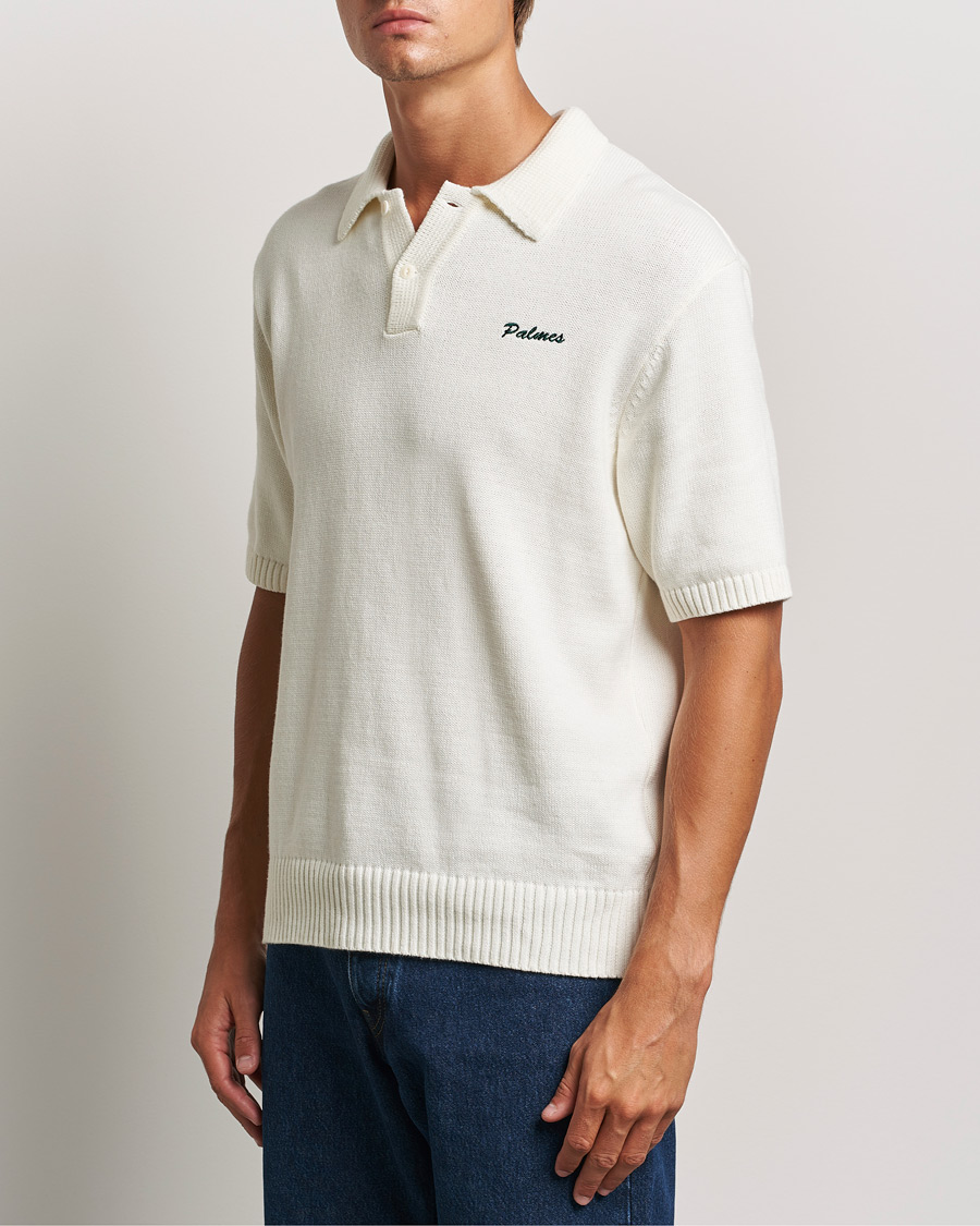 Herre |  | Palmes | Marco Knit Polo Off White