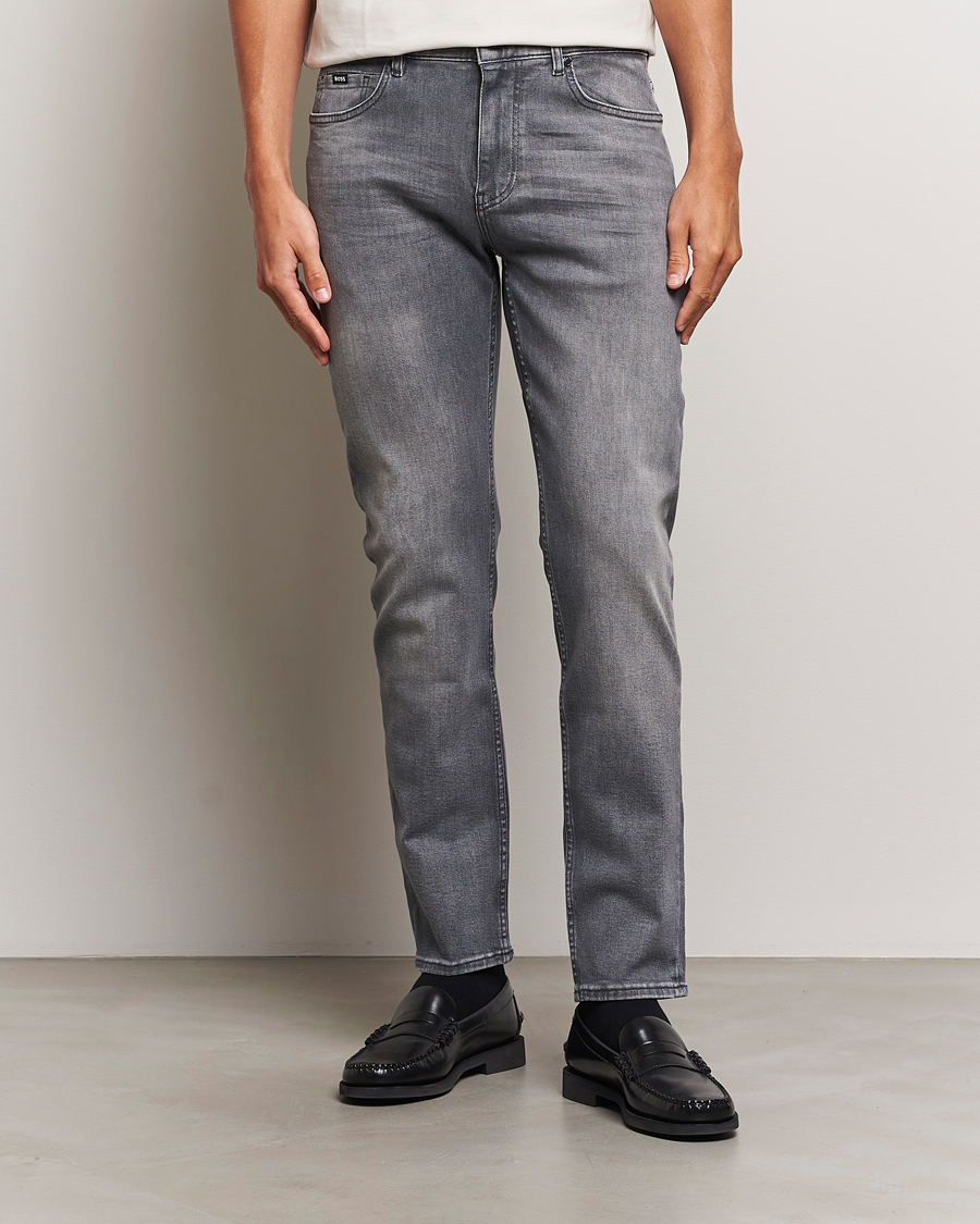 Herre | Grå jeans | BOSS BLACK | Delaware Jeans Medium Grey