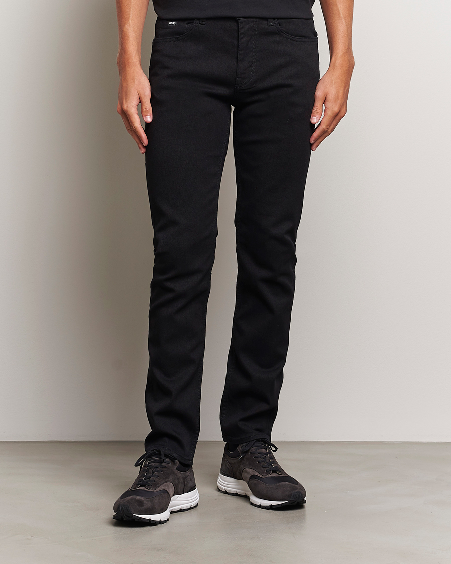 Herre | Svarte jeans | BOSS BLACK | Delaware Jeans Black