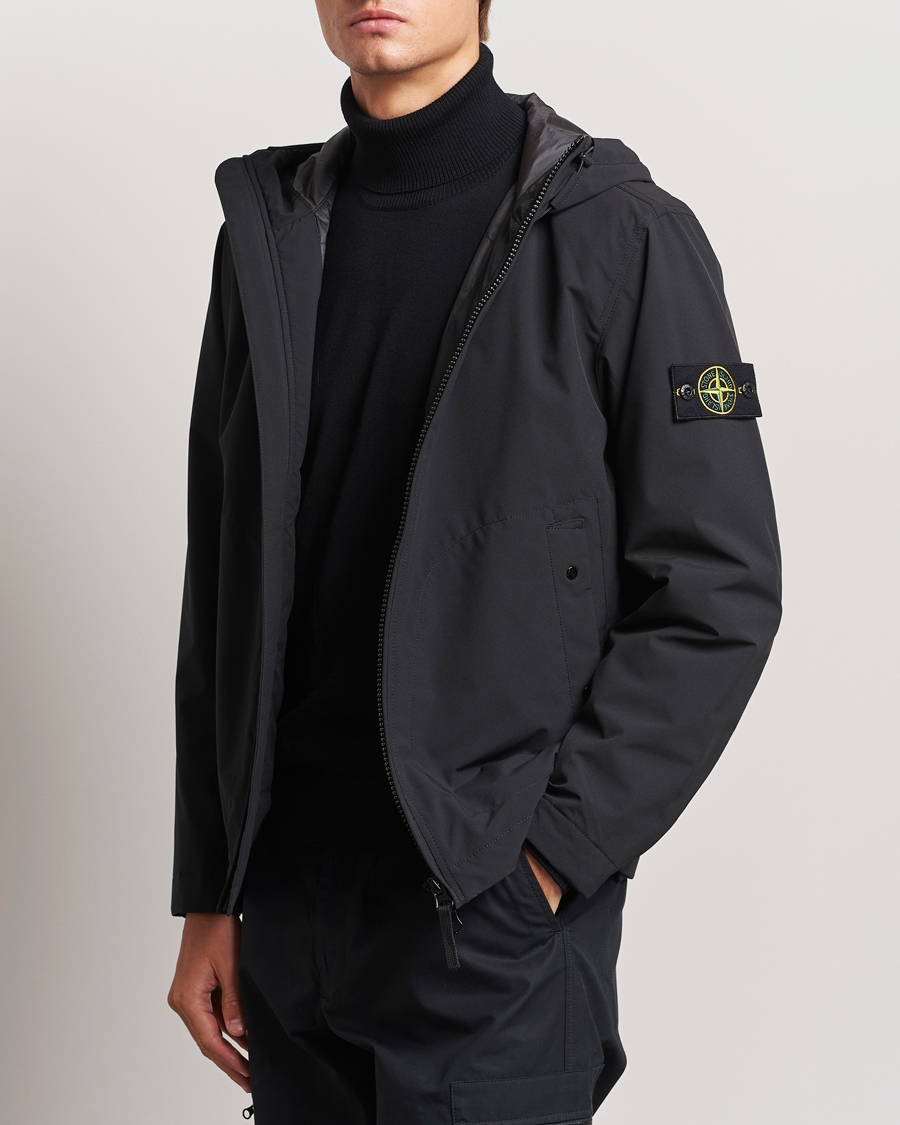 Herre | Stone Island | Stone Island | Soft Shell Primaloft Padded Jacket Black