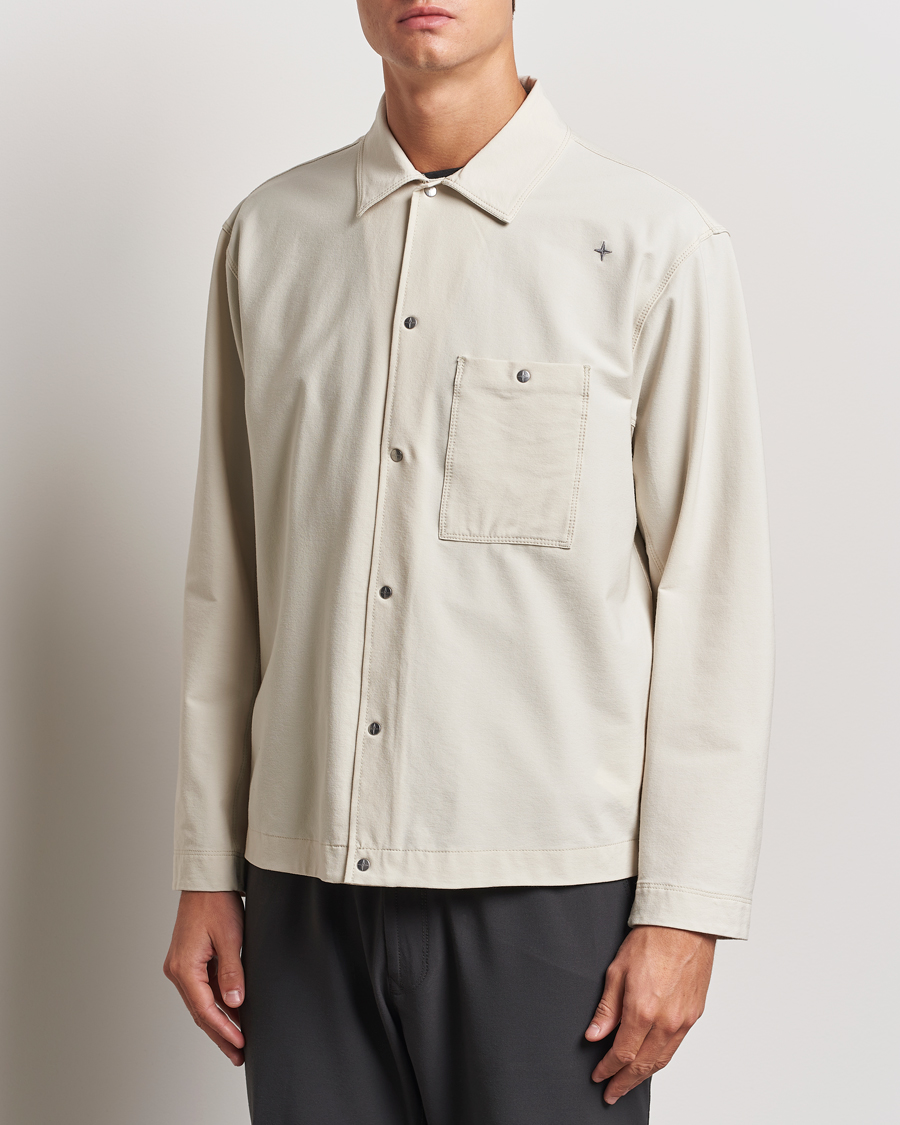 Herre |  | Stone Island | Stellina Overshirt Sand