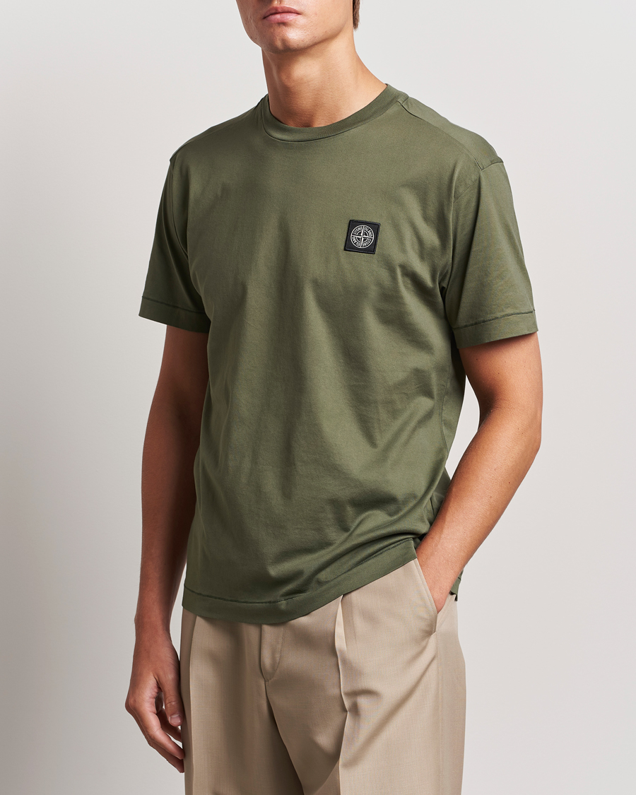 Herre |  | Stone Island | Garment Dyed Jersey T-Shirt Musk
