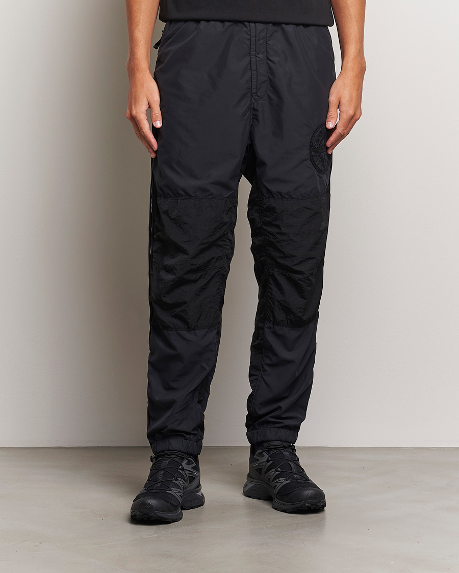 Herre |  | Stone Island | Washed Nylon Jogger Pants Black