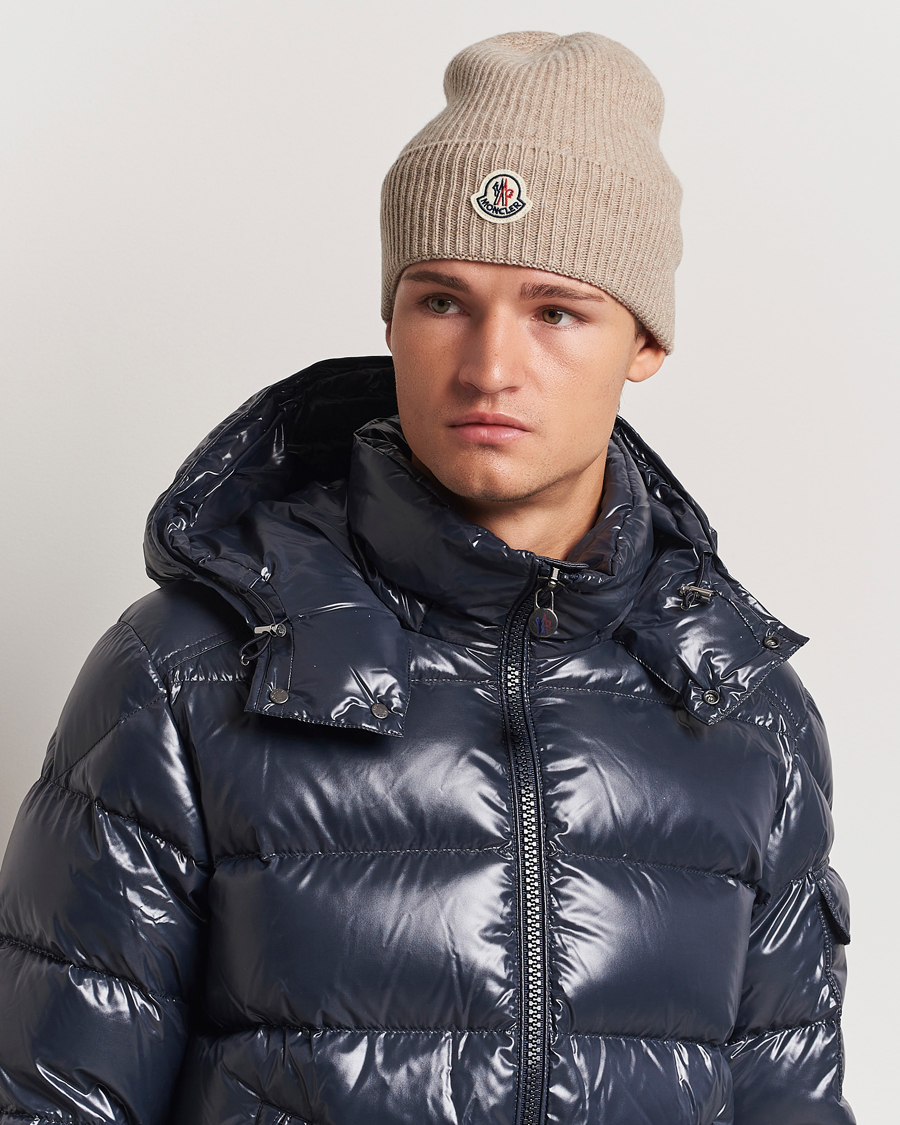 Herre |  | Moncler | Cashmere Beanie Beige