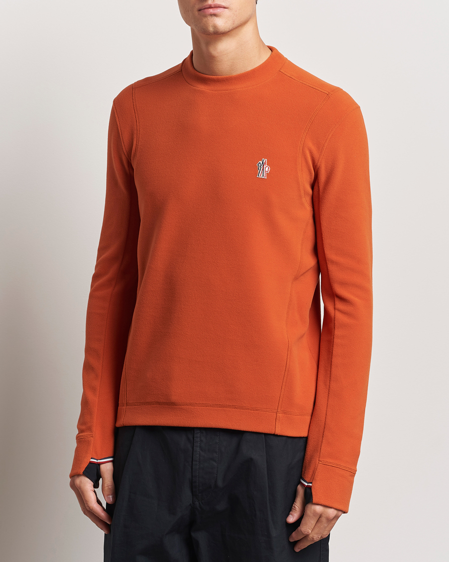 Herre |  | Moncler Grenoble | Fleece Sweatshirt Brick