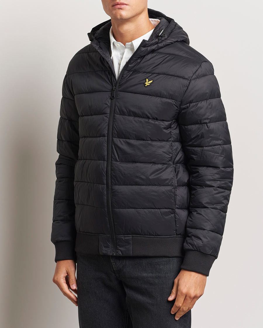 Herre | Klær | Lyle & Scott | Wadded Hooded Jacket Jet Black