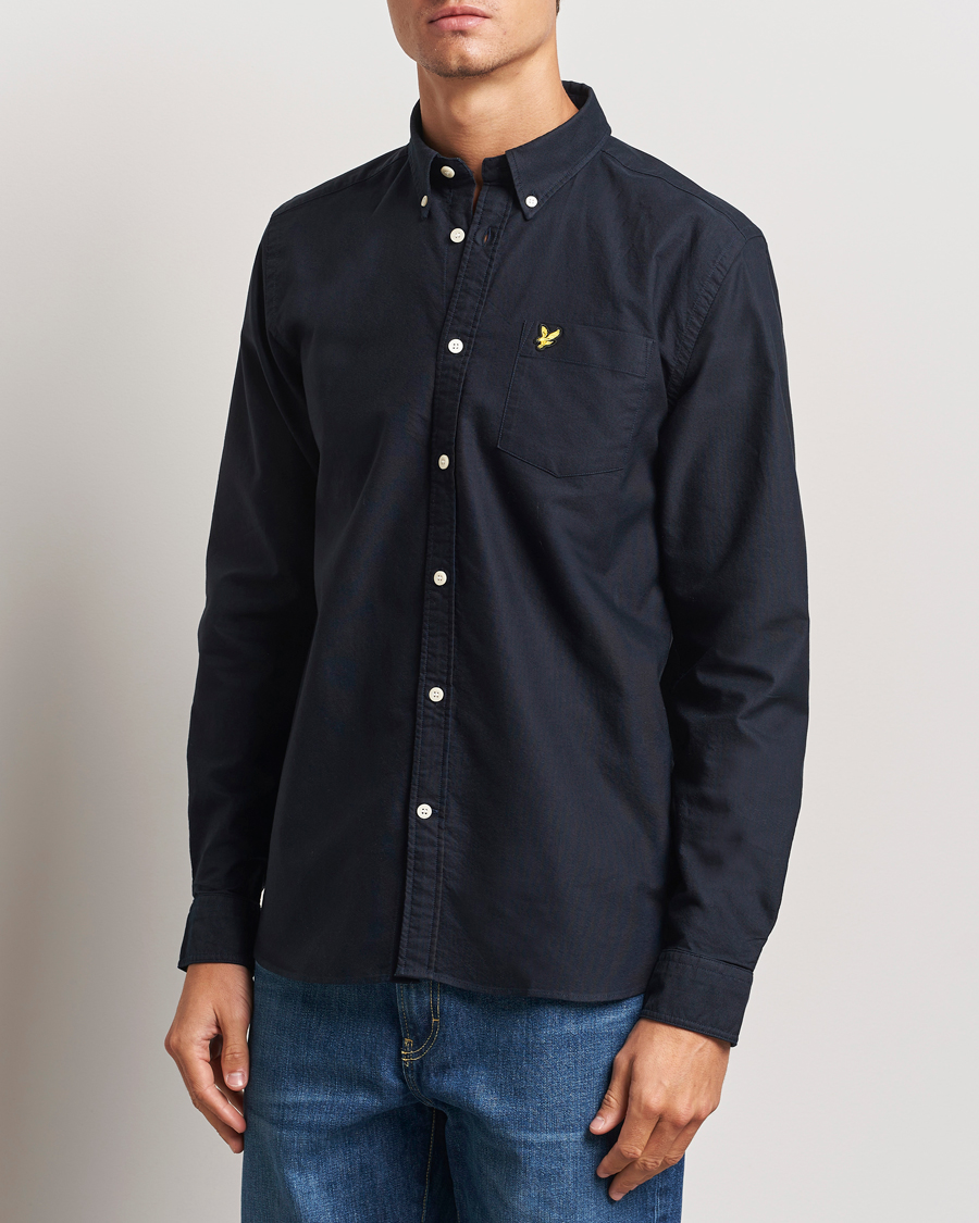 Herre | Klær | Lyle & Scott | Lightweight Oxford Shirt Dark Navy