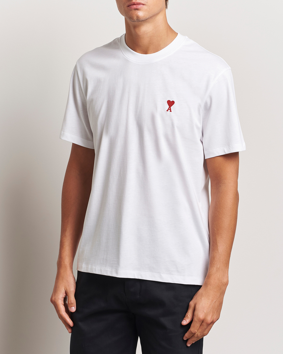 Herre |  | AMI | Heart Logo T-Shirt White