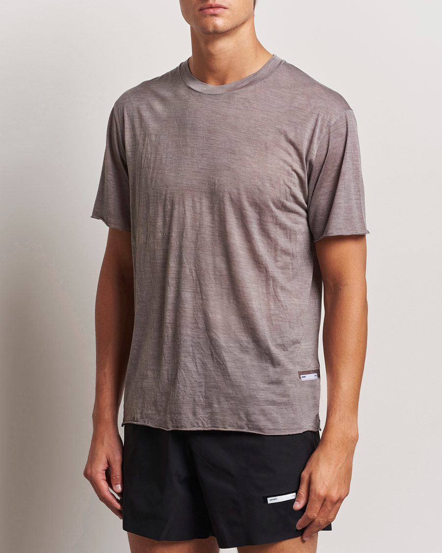 Herre | Satisfy | Satisfy | CloudMerino T-Shirt Sun Bleached Fallen Rock