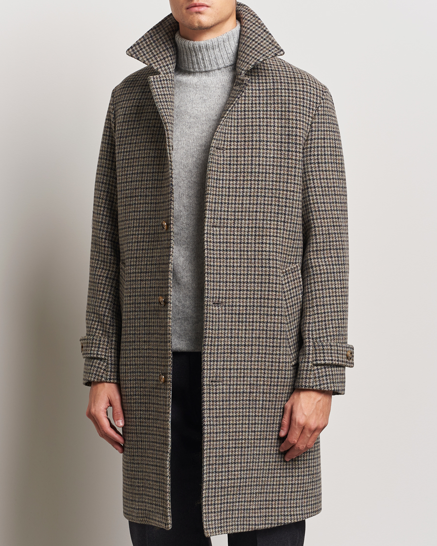 Herre |  | Valstar | Marcello Wool Overcoat Grey Houndstooth